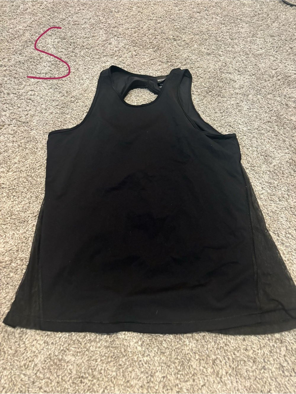 Women's Black Racerback Tank Top